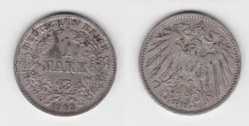 1 Reichsmark Silber Münze 1903 J ss (151756)