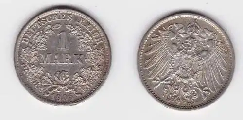 1 Mark Silber Münze Kaiserreich 1905 D (151653)