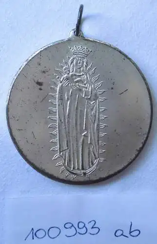 alte Medaille Mariendom zu Erfurt Sancta Maria ora pro Nobis (100993)