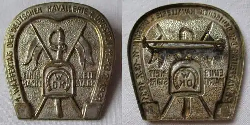 seltenes Abzeichen 1.Waffentag der Dt.Kavallerie in Dresden 1931 (147320)