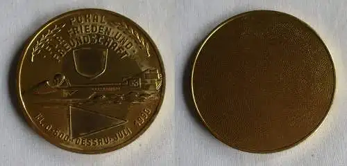 DDR Medaille Pokal für Frieden und Freundschaft Dessau Juli 1990 (143625)