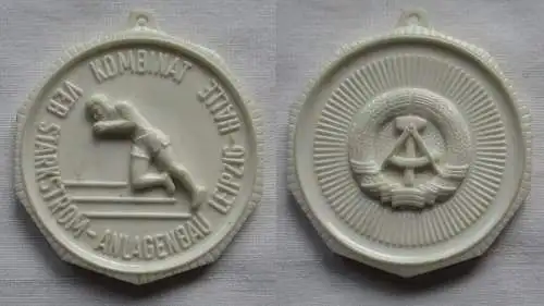 DDR Medaille VEB Starkstrom Anlagenbau Kombinat Leipzig-Halle (144704)
