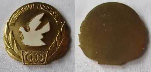 DDR Medaille Internationale Friedensfahrt mit emaillierter Taube (141209)