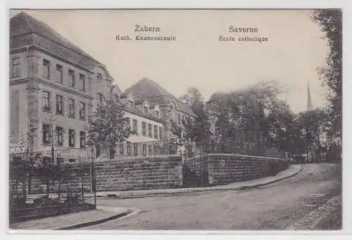 89940 Ak Zabern, Katholische Knabenschule - Saverne, École catholique 1912