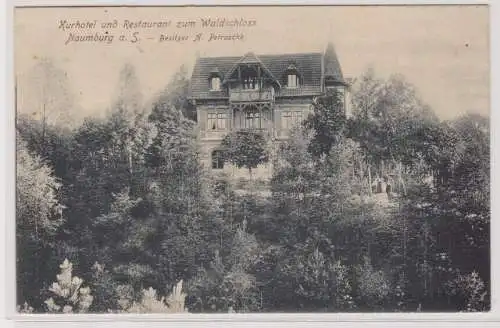 99997 Ak Kurhotel und Restaurant zum Waldschloss Naumburg 1911