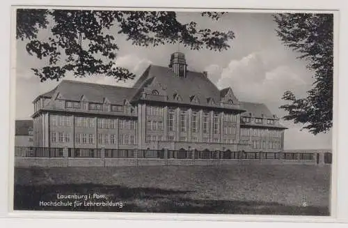 99950 Ak Lauenburg Lębork in Pommern Hochschule für Lehrerbildung um 1930