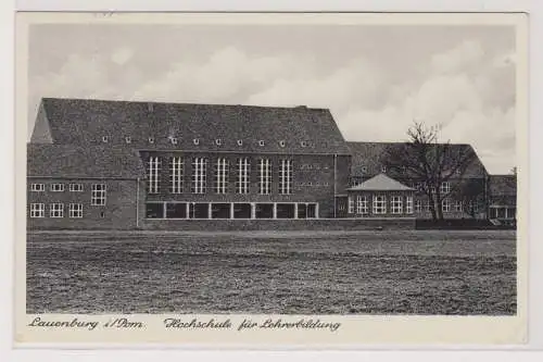 96648 Ak Lauenburg Lębork in Pommern Hochschule für Lehrerbildung 1940