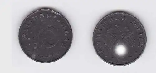 10 Reichspfennig Zink Münze 3.Reich 1945 E Jäger 371 (130041)