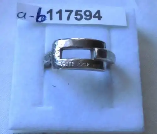 Aparter Jette Joop Damen-Ring Silber 925 Form: Schnalle (117594)