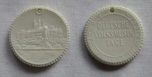 DDR Medaille Deutsche Volksmusik-Tage 8.-9. Oktober 1955 in Meissen (142204)