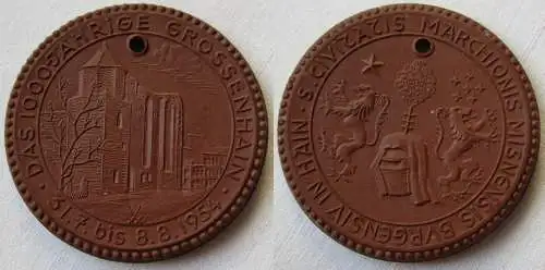 DDR Medaille Das 1000-jährige Grossenhain 31.7. bis 8.8. 1954  (149281)