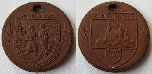 Medaille II.Parlament d. Freien Deutschen Jugend Meissen Pfingsten 1947 (149397)