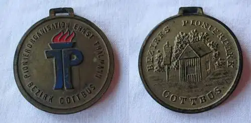 DDR Medaille Bezirks-Pionierpark Cottbus Ernst Thälmann Pioniere JP (148520)