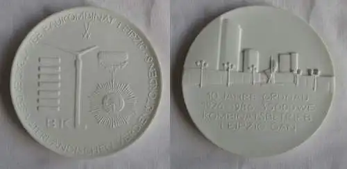 DDR Medaille VEB Baukombinat Leipzig - 10 Jahre Grünau 1976 - 1986 (149867)