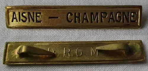 Gefechtsspange "AISNE-CHAMPAGNE" Kyffhäuser-Kriegsdenkmünze 1914-1918 (148379)