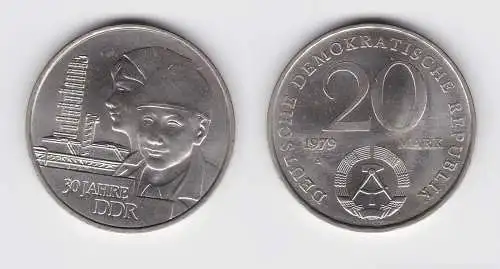 DDR Gedenk Münze 20 Mark 30.Jahrestag der DDR 1979 (148436)