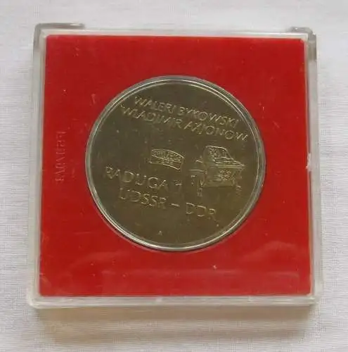 DDR Medaille Raumflugunternehmen UDSSR 1976 Wladimir Axjonow (133567)