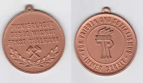 DDR Medaille Pionierlager der IG Wismut "Ernst Thälmann" Stufe Bronze (138031)