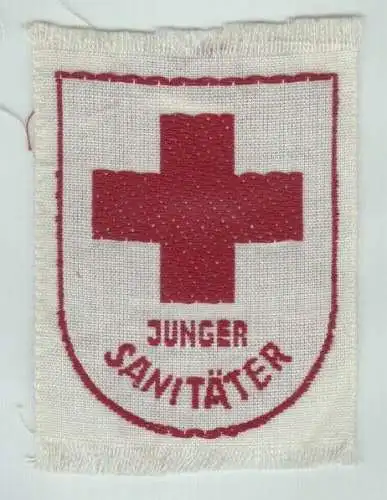 DDR Stoffabzeichen Aufnäher JP Junger Sanitäter DRK Rotes Kreuz (145130)
