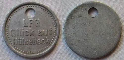 Aluminium Wertmarke LPG Glück Auf Hülsebeck (111689)