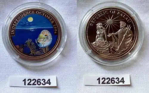 1 Dollar Farbmünze Palau Independence Oktober 1994 (122634)