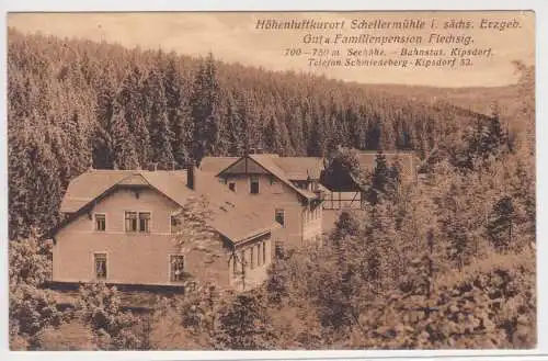 05183 Ak Höhenluftkurort Schellermühle im sächs. Erzgebirge 1911