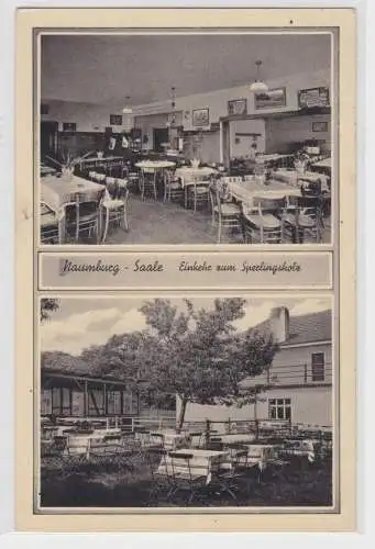 16119 Mehrbild Ak Naumburg Saale Gaststätte Einkehr zum Sperlingsholz um 1930