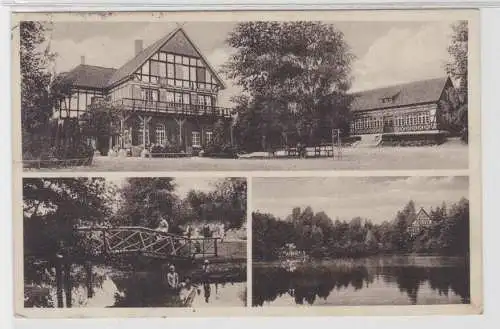 21945 AK Lönssee bei Mellendorf - Post Wiechendorf über Hannover 1933