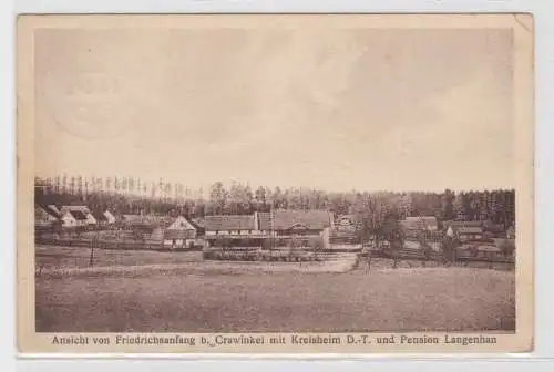 87041 Ak Ansicht von Friedrichsanfang bei Crawinkel mit Kreisheim D.T. & Pension