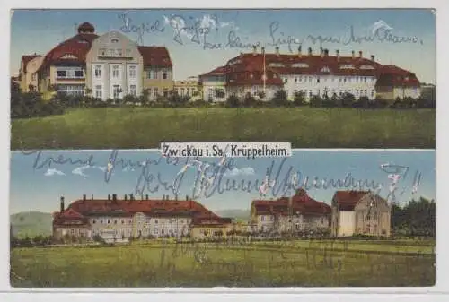 83692 Mehrbild Ak Zwickau in Sachsen Krüppelheim 1931