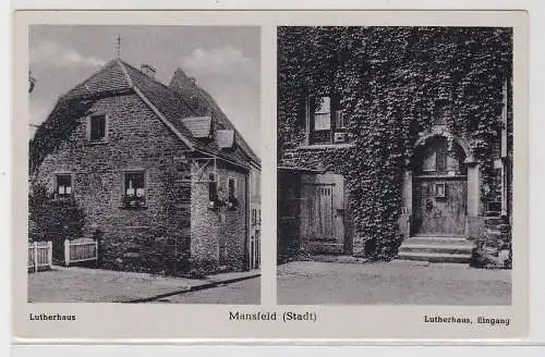 43536 AK Mansfeld (Stadt) - Lutherhaus, Außenansicht und Eingang
