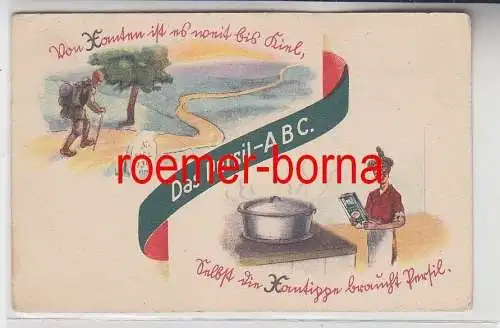 78792 Reklame Humor Karte "Das Persil ABC" Waschmittel um 1930