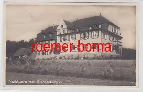 77709 Ak Friedrichsbrunn im Harz Kindererholungsheim um 1930