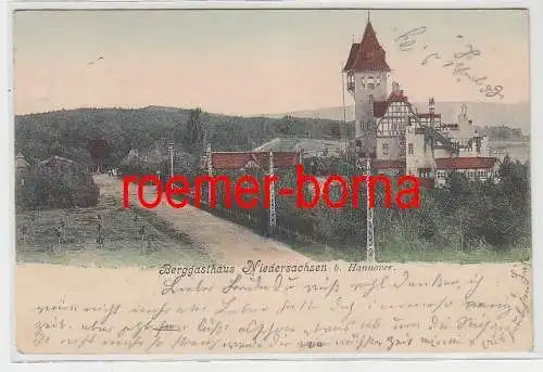74522 Ak Berggasthaus Niedersachsen bei Hannover 1903