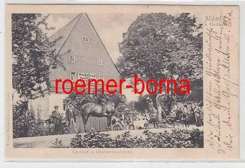 23263 Ak Altdorf bei Geithain Gasthof und Obstweinschänke 1910