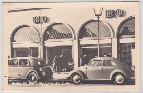 90306 Ak Berlin HO Gaststätte unter den Linden um 1950