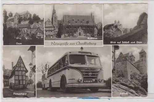 78319 Mehrbild Ak Reisegrüße aus Quedlinburg 1965
