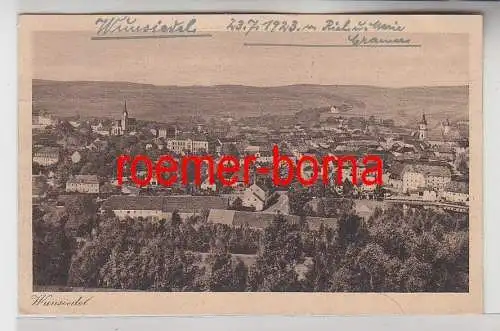73368 Ak Wunsiedel Fichtelgebirge Totalansicht 1923
