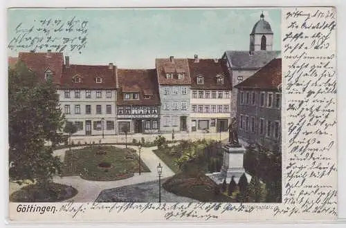 10563 Ak Göttingen Wilhelmsplatz 1902