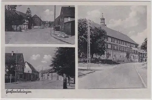 95854 AK Großenbehringen - Straßenansichten, Rudolf Both Gemischtwaren um 1920