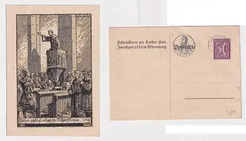 905770 Festpostkarte Wittenberg zur Luther-Feier Invokavit 1922