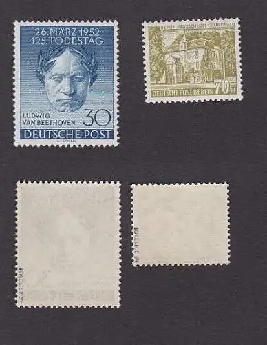 Briefmarken Westberlin Michel 87 und 123 postfrisch ** (166340)