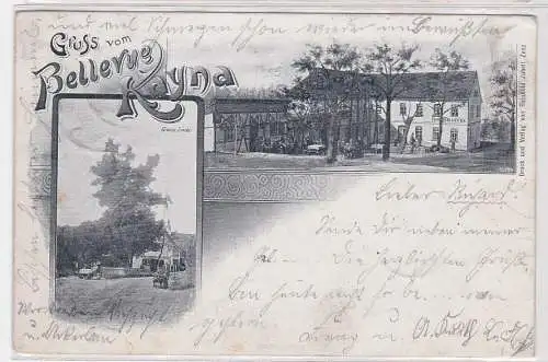 40361 Mehrbild Ak Gruß vom Bellevue Kayna 1898