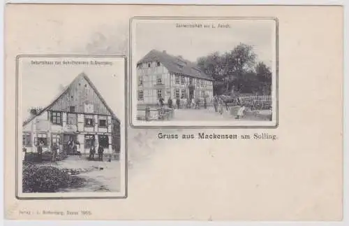 903174 Mehrbild Ak Gruß aus Mackensen Gastwirtschaft 1909