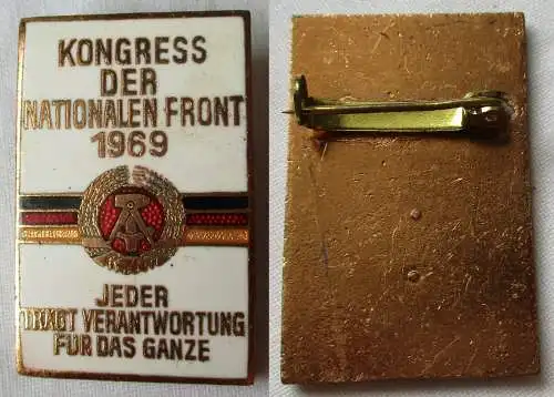 DDR Abzeichen Kongress der Nationalen Front Berlin 1969 (138165)