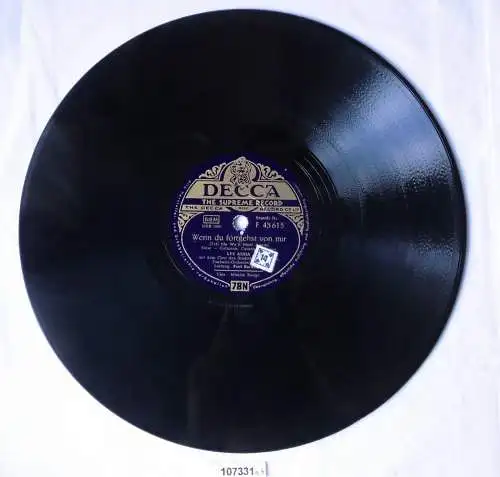 107331 Schellackplatte "Moulin Rouge" + "Wenn du fortgehst von mir" um 1930