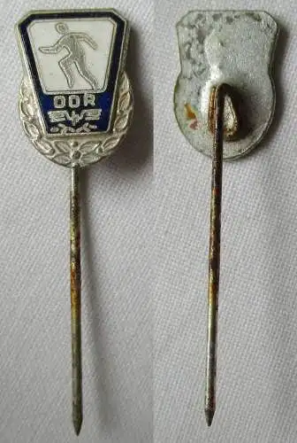 DDR Anstecknadel Ehrennadel des Eisenbahnersports Silber (139719)
