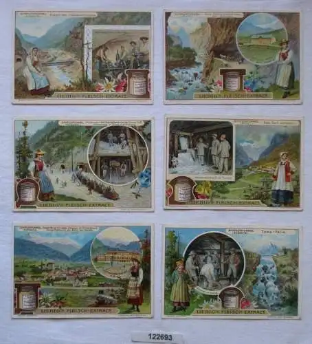 4/122693 Liebigbilder Serie Nr. 694 Simplontunnel 1906