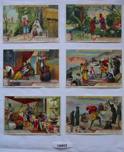 4/120032 Liebigbilder Serie Nr. 498 Geschichte der 2 neidischen Schwestern 1901