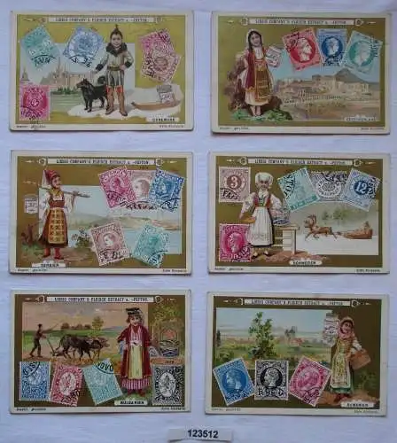 4/123512 Liebigbilder Serie Nr. 456 Briefmarken III 1900